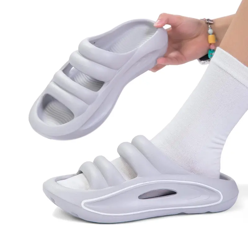 Cososisi Sandal Pria Baru Sandal Pasangan Pantai Selebriti Sol Tebal ukuran: 30-44 8