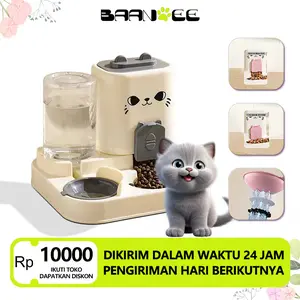 Tempat Makan& Minum Otomatis Hewan-Automatic Pet Feeder-Tempat Makan dan Minum Hewan-Tempat Makan Kucing Anti Semut