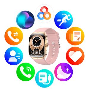 2025 New For OPP Watch 4 Pro AMOLED 1.95-inch Full Touch Screen Smart Watch Women NFC Heart rate Monitoring Sports Trajectory BT Call Smartwatches
