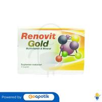 Gambar RENOVIT GOLD STRIP 4 KAPLET dari Apotek Bintang Farma Medika by GoApotik Kota Administrasi Jakarta Timur 2 Tokopedia