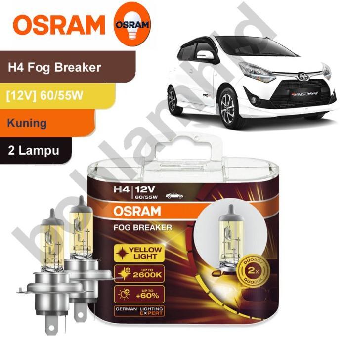 Gambar Lampu Mobil OSRAM FOG BREAKER AGYA AYLA H4 FBR Warna Kuning Gold dari bohlamhid Kota Tangerang Tokopedia