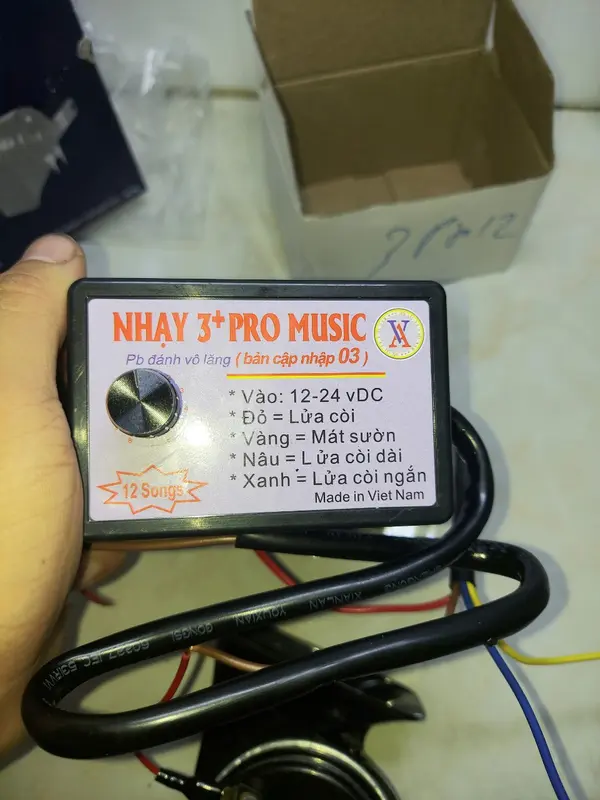 Nhại kèn 3pro 12 bài, 8 bài, nhại nhanh chậm, dùng cho còi hơi, còi điện, auto 12v, 24v 3