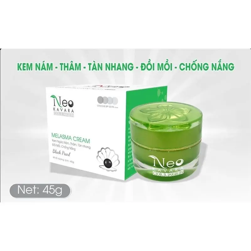 Kem Neo Kavara Collagen ngừa nám, thâm, tàn nhang đồi mồi, chống nắng 45g