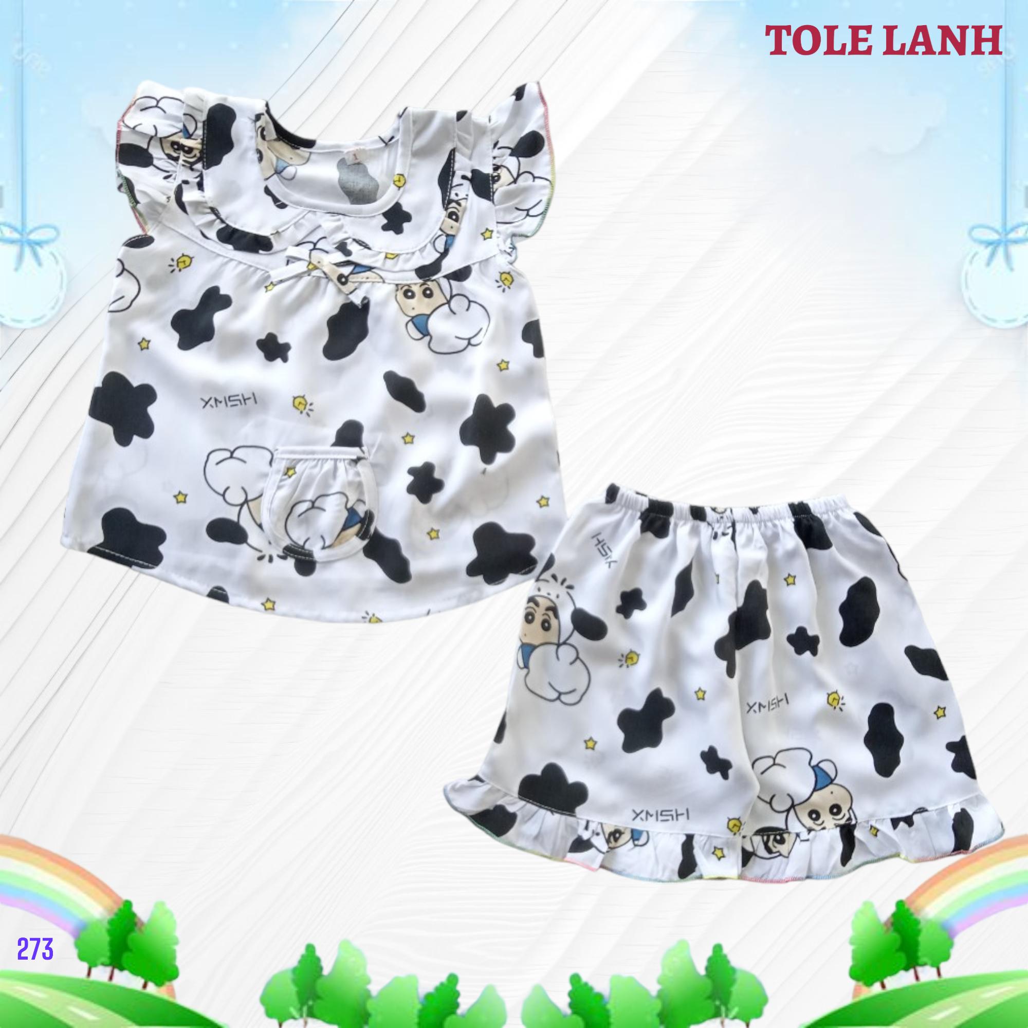 Bé gái ngắn tay cánh tiên lô 273 từ 1-2XL