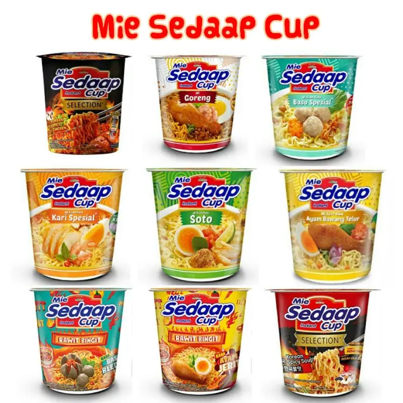 Mie Sedaap Cup (PAKET ISI 6)