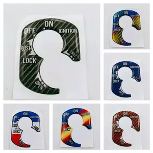 Stiker Emblem Tutup Kunci Kontak Beat Karbu, VARIO KARBU Scoopy Karbu SPACY SUPRA X 125 REVO FI