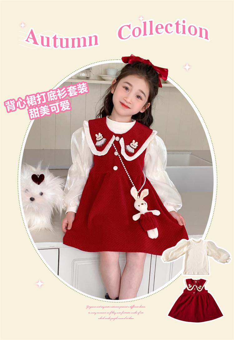 Product Introduction of Bộ váy Giáng sinh cho bé gái, thích hợp cho mùa thu và mùa đông 9