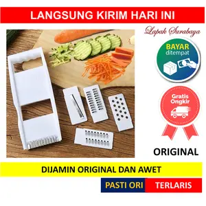PARUTAN 4 IN 1 BUAH DAN SAYUR ALAT PARUT SERBAGUNA 4in1 PELLER SAYURAN MULTIFUNGSI PEMOTONG Vegetable Cutter