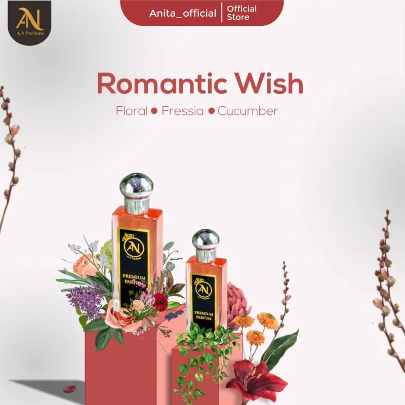 Parfume Romantic Wish Parfum Anitatlb Farfum Wangi Perempuan Aroma Floral Minyak Wangi Tahan Lama 0