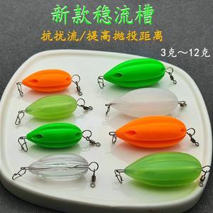 New Model Stable Flow Groove Lure Casting Aid Long Casting Slow Sinking Fly Fishing Floating Micro Bait Horse Mouth White Strip Shrimp Skin Topmouth Culter String Hook