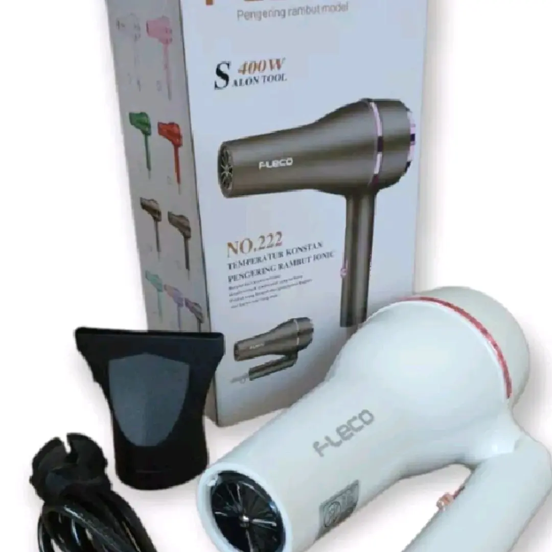 Fleco Hair Dryer  Pengering rambut Philips Essential ini memiliki daya mengeringkan dan menata yang seimbang. Pengering ini ringkas dan dapat digunakan di rumah atau dibawa ke mana saja. Dapatkan rambut cantik dan lembut yang Anda inginkan ke mana pun And