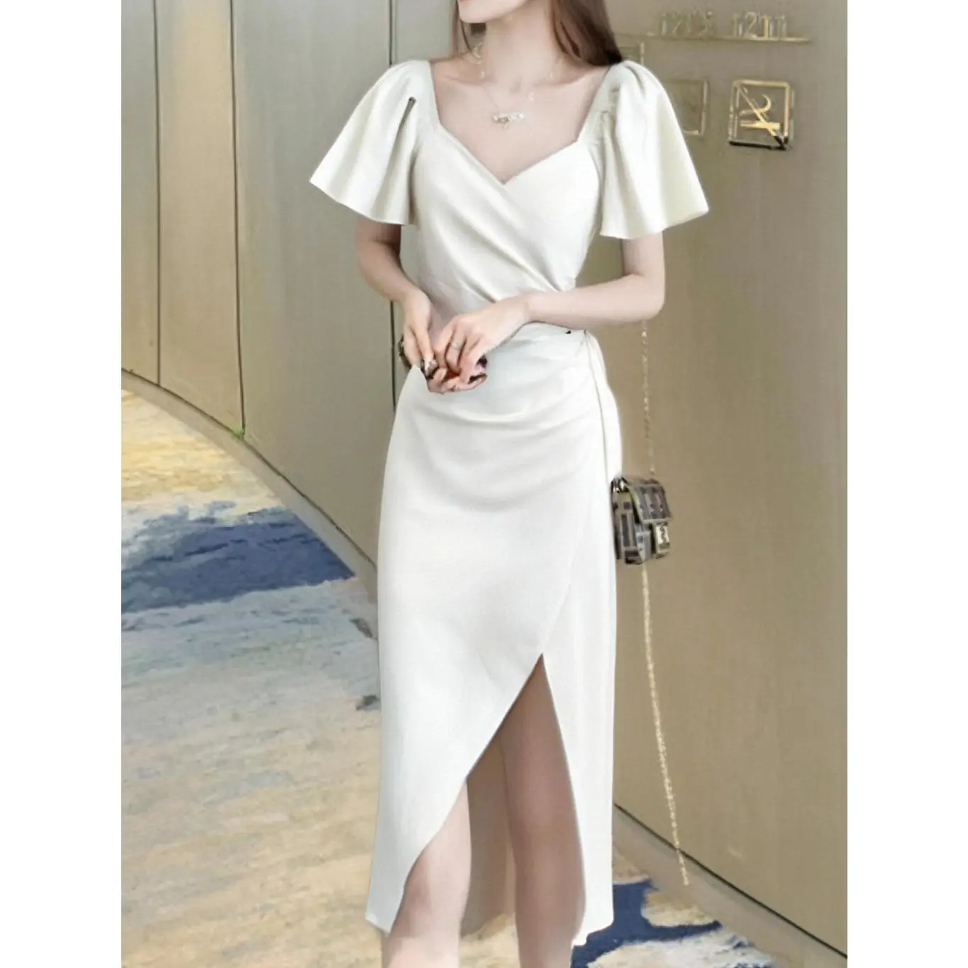 25019 summer dusty blue midi dress for woman formal wedding guest off shoulde sexy fitted dress plus size - TikTok Shop Philippines 25019 summer dusty blue midi dress for woman formal wedding guest off shoulde sexy fitted dress plus size - TikTok Shop Philippines