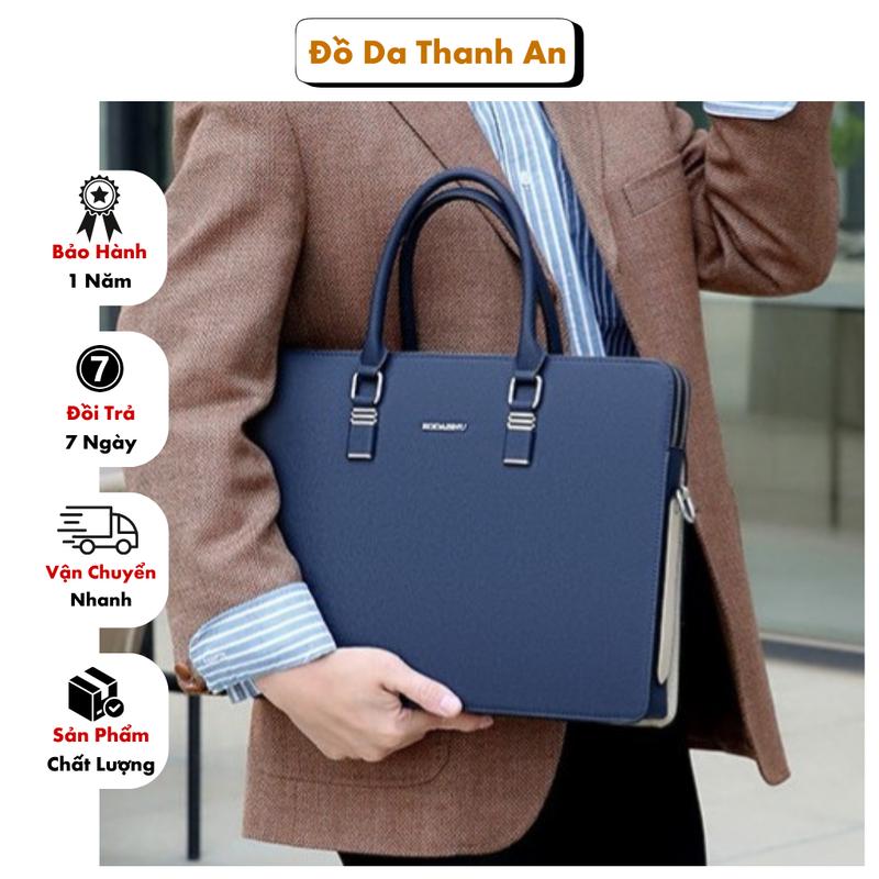 Cặp Da Nam Cao Cấp CD065 - Túi Xách Công Sở Quảng Châu Chính Hãng KUQIDAISHU