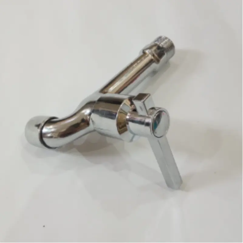 Kran Air Wastafel Panjang Stainless Steel Tembok Cabang Rumah Dapur Wc Cucut Saringan Sambungan Minimalis 3