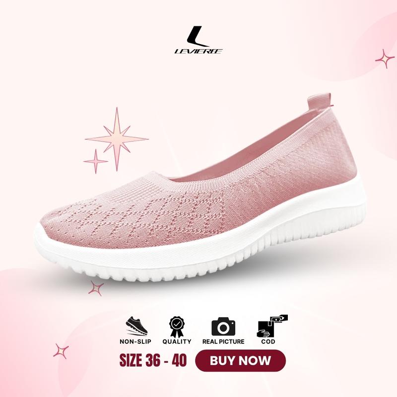 LVR LV0109 Sepatu Sneakers Wanita Sepatu Sport Slip On Fashion Casual 0