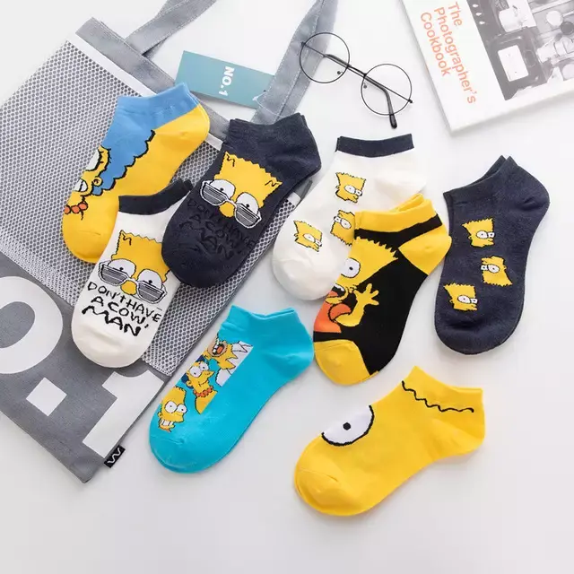 (5 pasang) KAOS KAKI PENDEK ANAK MOTIF LUCU TK&SD