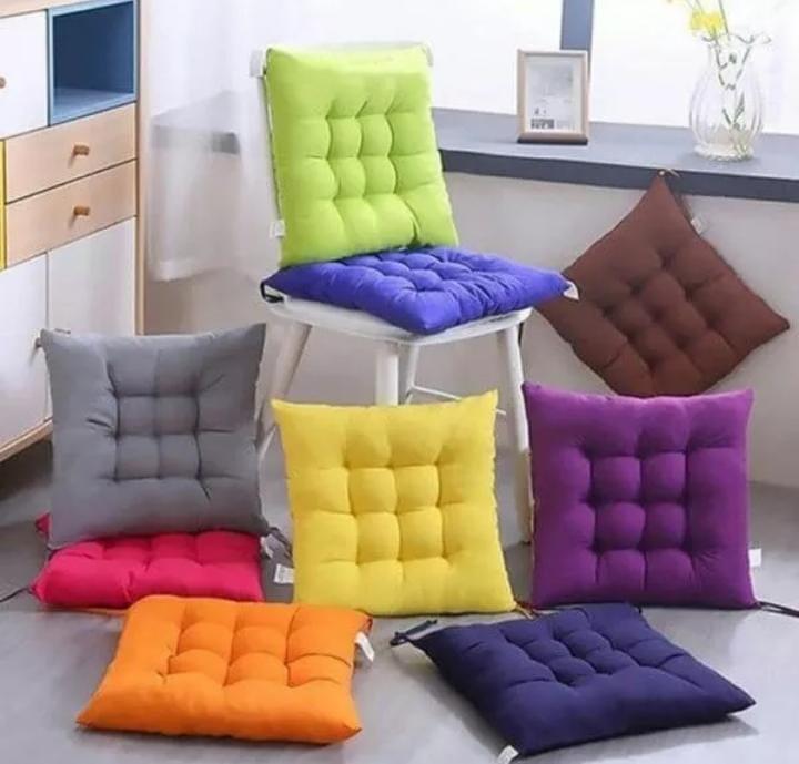 Bantal Alas Duduk Sandaran Kursi Kayu - Aneka Warna 0