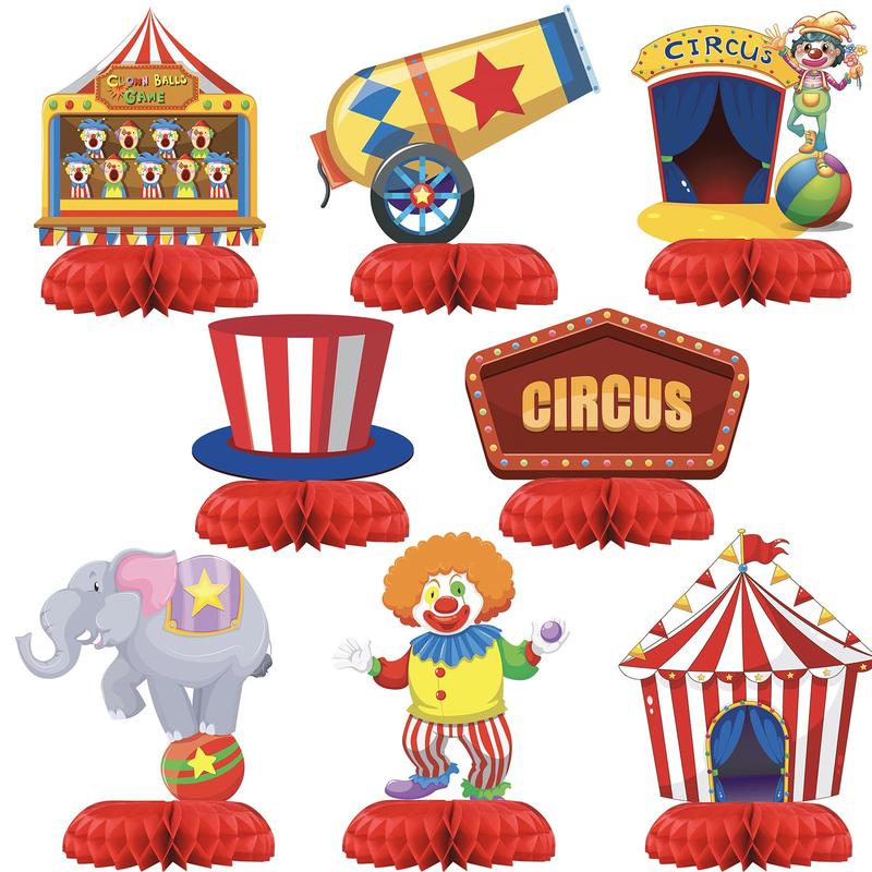 Carnival Circus Party Decorations - Centerpieces For Birthday Decor ...
