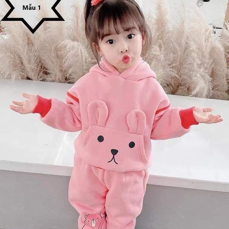  Bộ nỉ bông túi thỏ cho bé 