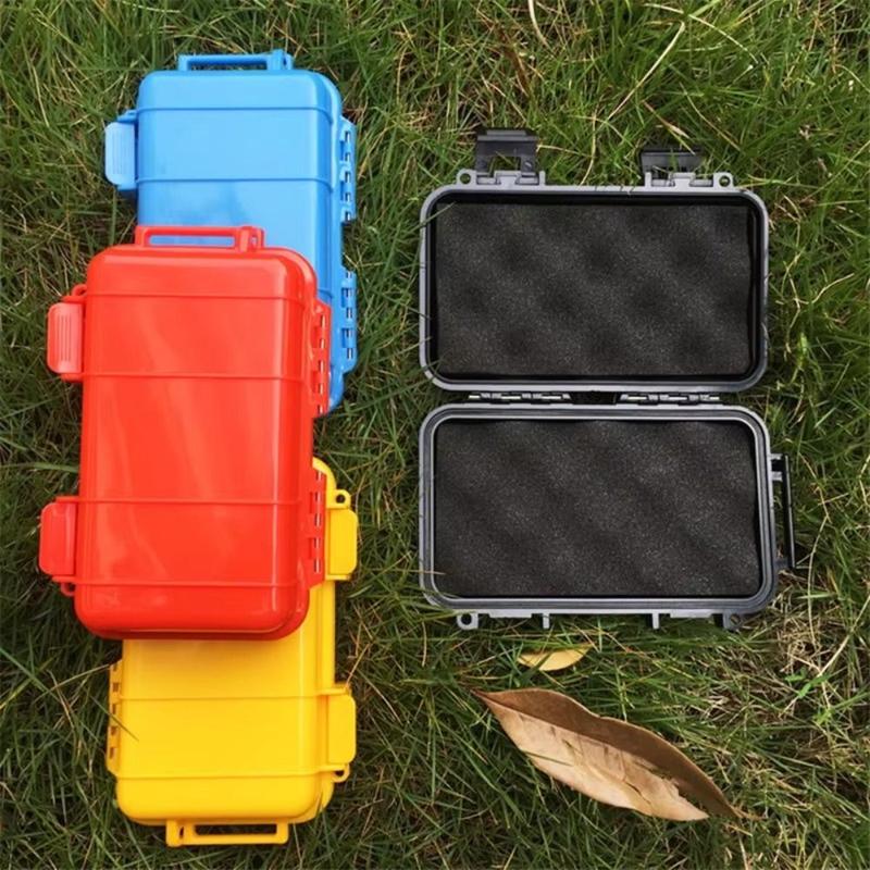 Versatile 4 Color Outdoor Storage Carry Box ABS Shockproof Survival Airtight Case Waterproof Fall-resistant Travel Sealed Container 1