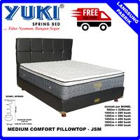 Gambar Spring Bed Medium Comfort Pillow Top - JSM Uk 90 100 120 160 180 200 - 120Cm Full Set dari Yuki Spring Bed Kota Administrasi Jakarta Utara 1 Tokopedia