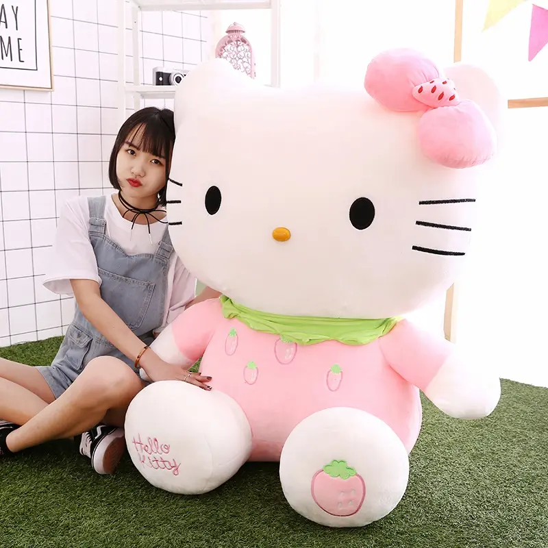 Mainan Mewah, Anak Patung Hellokitty, Anak Patung Kucing Hello Kt, Sesuai sebagai Hadiah Hari Jadi Kanak-kanak, Untuk Perempuan
