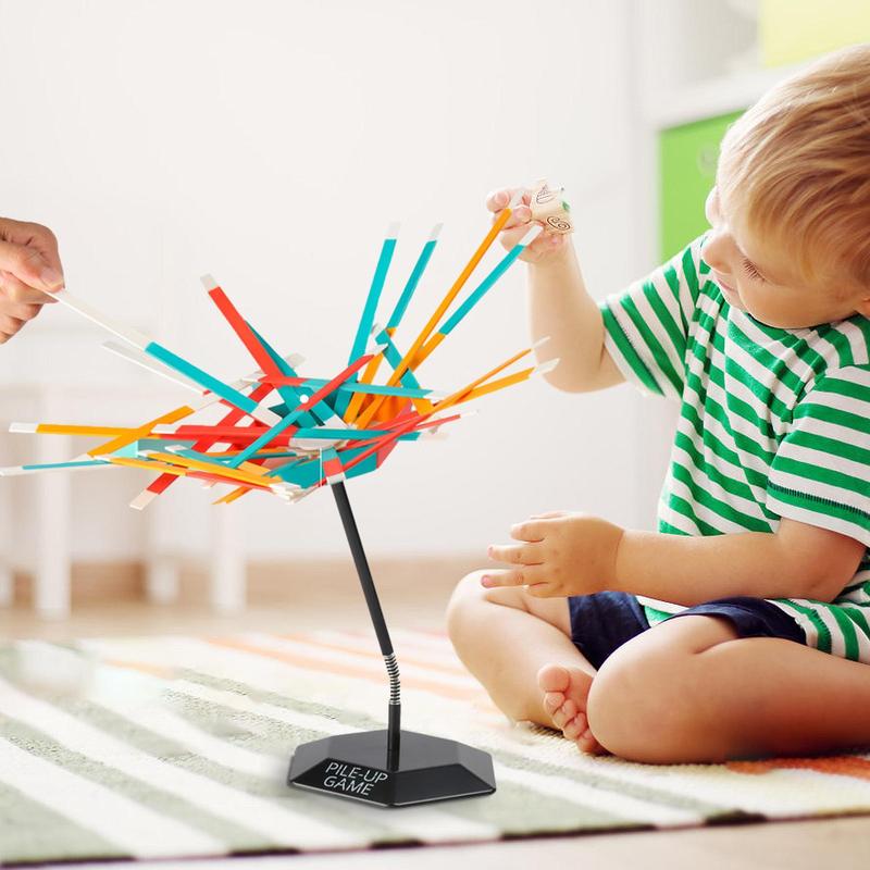 Pile Up Game Hands-on Gravity Balance Stacking Stick For Kids Educational Multiple Developmental Benefits Family Board Games 2