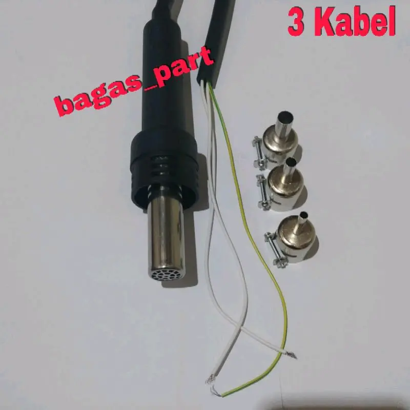 Termurah Gagang Blower Quick Analog 3Kabel 850A | Blower 3 Kabel 850 + Mata Blower isi 3 1