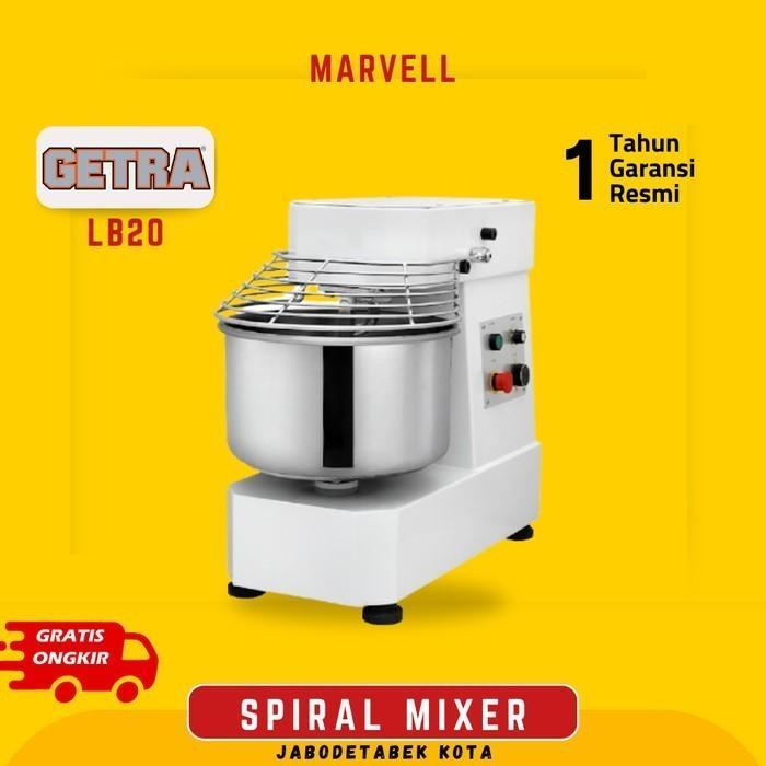 GETRA LB20 LB 20 SPIRAL MIXER ROTI 20 LITER - Shop | Tokopedia