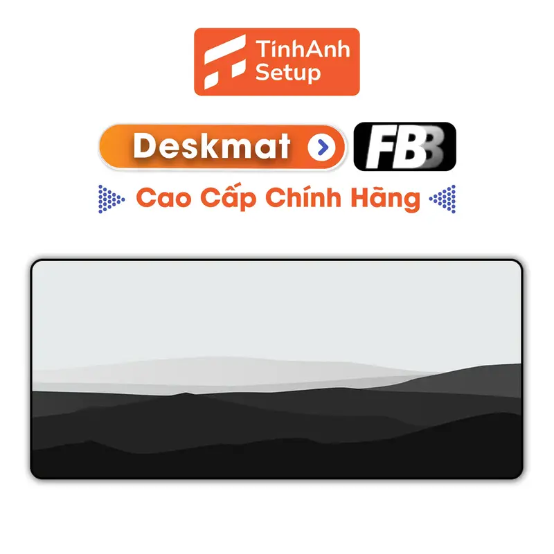 DeskMat FBB  tấm lót chuột chống trầy xước, ố bẩn, bản lớn 900x400, Mouse pad miếng lót chuột bàn di chuột cao cấp dày 4mm 1
