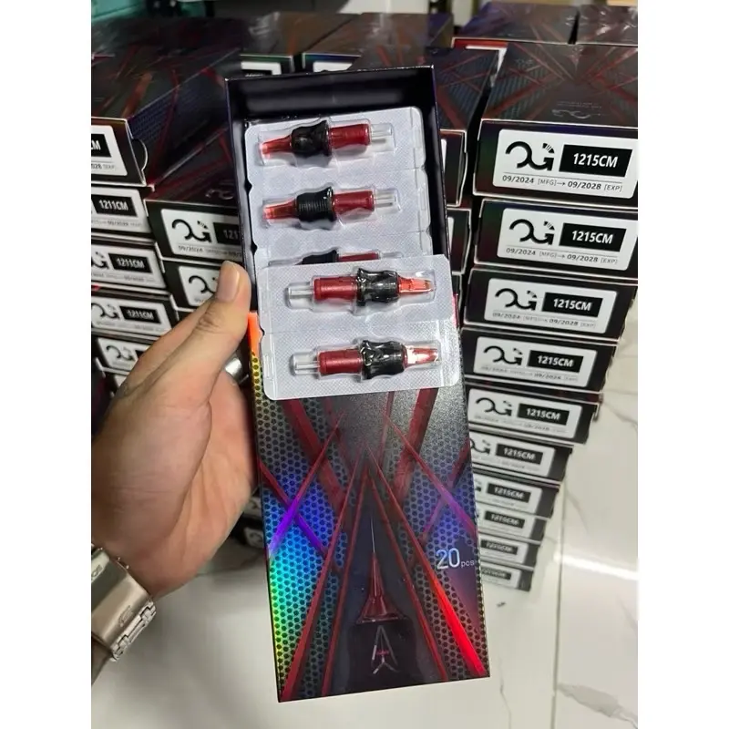 ￼OG - Kim Xăm Đạn OG Đỏ cao cấp 20 cây/hộp -tattoochihien 1