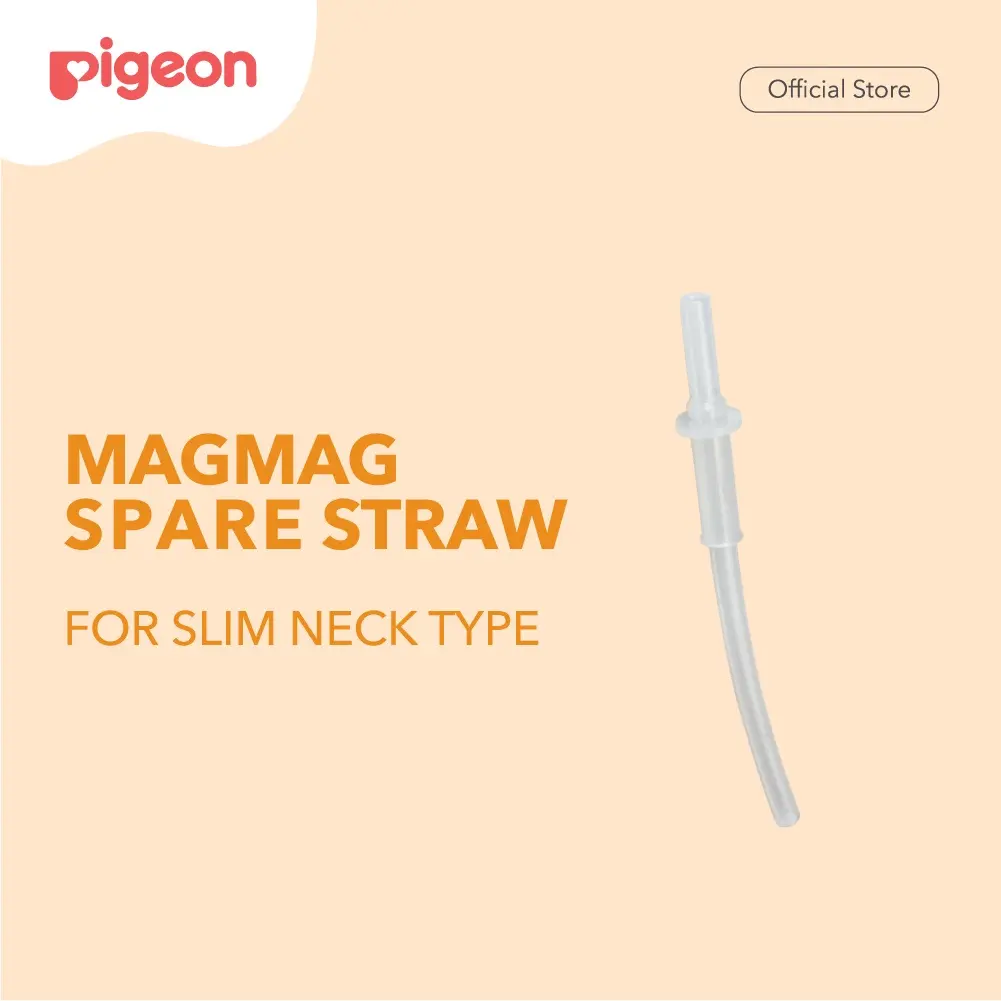 PIGEON Mag Mag Spare Straw New | Gelas Minum Bayi Anti Tumpah | BPA Free |Cangkir Minum Bayi | Botol Minum Bayi | Training Cup