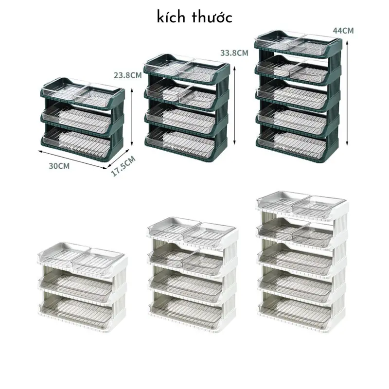Khay đựng đồ ăn lẩu xếp tầng tiện lợi chất liệu nhựa PP và PET an toàn vệ sinh thực phẩm Kitchen Nhà Bếp Kitchen Nhà Bếp 4