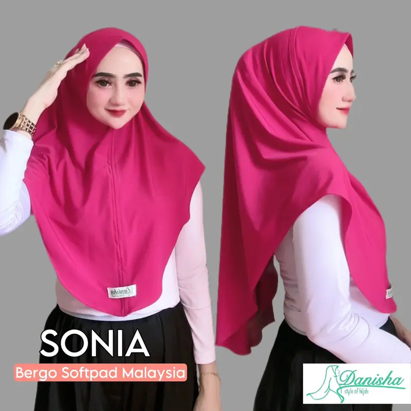 SONIA Kerudung Softpad Malaysia 4