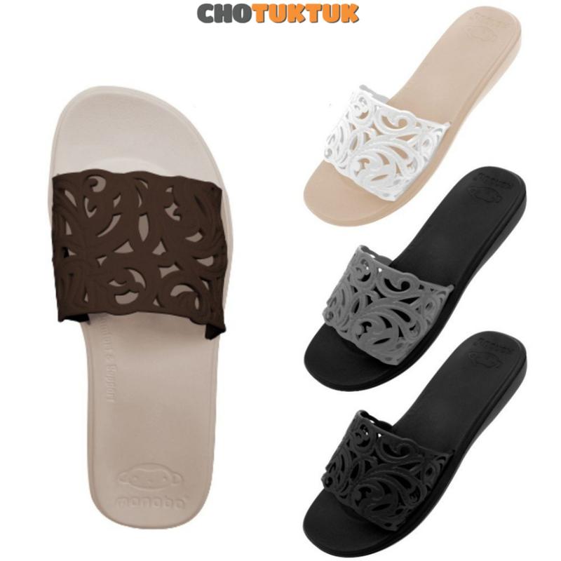 Dép Thái Lan quai ngang nữ chống trơn cao su êm Moniga 4.3 DéP Slipper Women Có Quai Đồng Quai Chéo