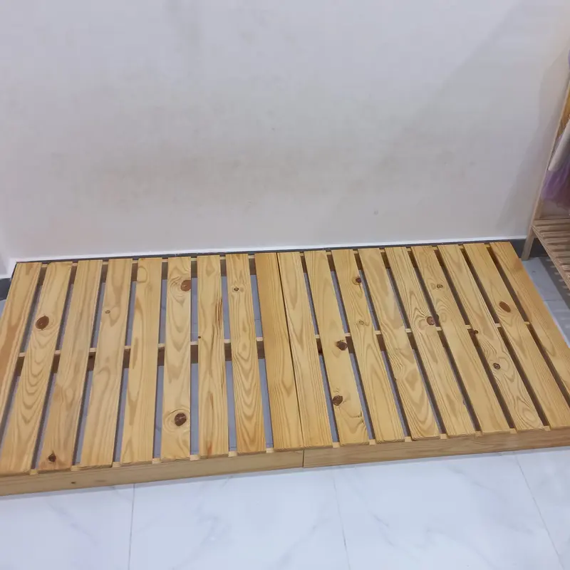 Giường Pallet Gỗ Thông- 2 kích thước giường Đơn (gỗ mới, nói không với gỗ tái sử dụng). Hiện đại. 6