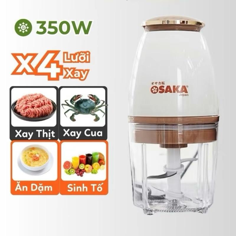 (Hàng Loại 1) Máy xay thịt đa năng Osaka 700ml, máy xay cầm tay ,máy xay sinh tố đa năng