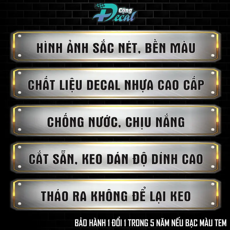 Decal trang trí xe, tem dán xe máy Race, Sticker dán các vị trí trên xe, decal cao cấp chống nước - Cộng Decal 5