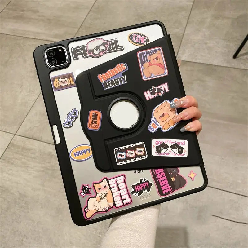 ส่งฟรี. เคสฝาพับ สำหรับ เรดมี่ แพด เอสอี Smart  For Redmi Pad SE 8.7 นิ้ว  redmi pad SE 11 เคส 360°หมุนตั้ง/นอนได้ ช่องใส่ปากกาทางขวา
