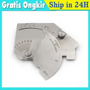 MG 8 Welding Gauge Inspection Cam Tipe Gauge  Untuk Tukang Las Inspeksi Pengukuran Gap Penguasa