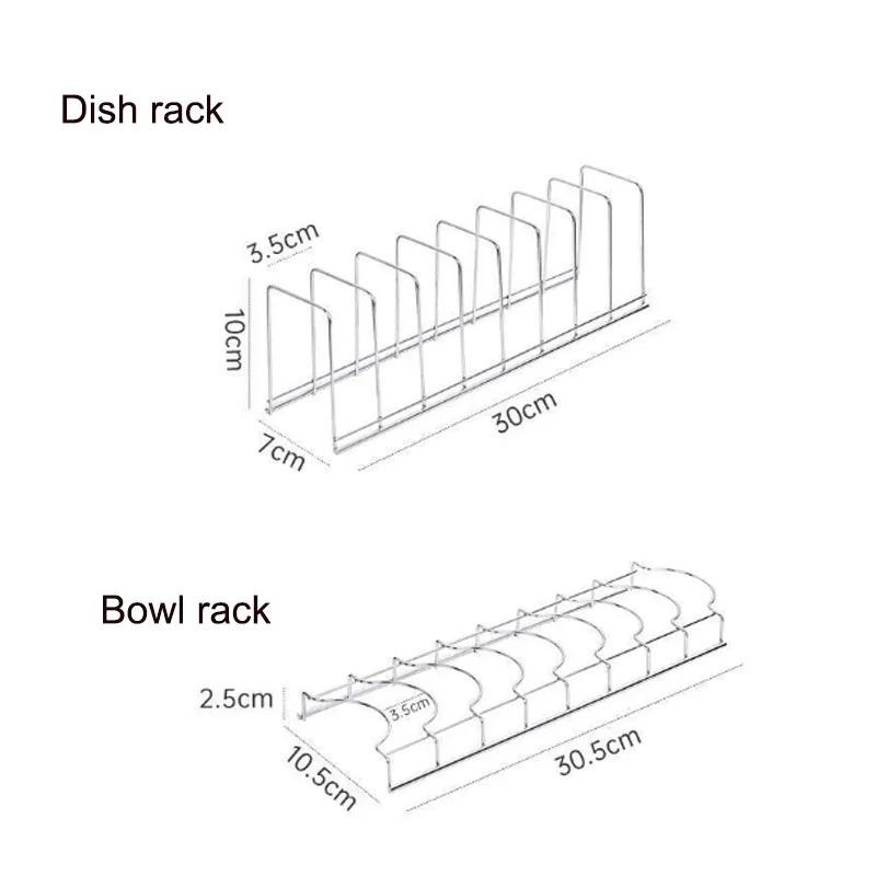 Product Introduction of 1PCS Stainless Steel Dish Rack Kitchen Dish Pan Plate Draining Rack Organiser 1