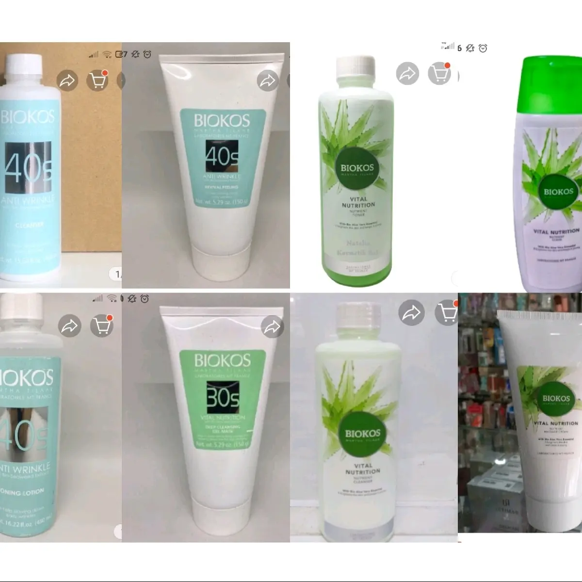 FACIAL BIOKOS KEMASAN SALON SATUAN, VN CLEANSER/TONER/ SCRUB/ MASSAGE/MASKER/AW CLEANSER/TONER/ PEELING Kulit Kering Kulit Kering Bebas Alkohol Tanpa Pengharum Semua Jenis Kulit Kontrol Minyak