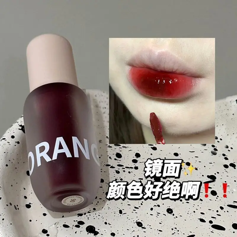 Son Bóng, Son Kem, Son Môi, Son Kem, Son Bóng, Trang Điểm Làm Đẹp Môi, Hiệu Ứng Gương 3d Bùn Môi, Lâu Trôi, Dưỡng Ẩm, Màu Đỏ Nhung Lì Không Thấm Nước, Làm Trắng Tự Nhiên, Trang Điểm