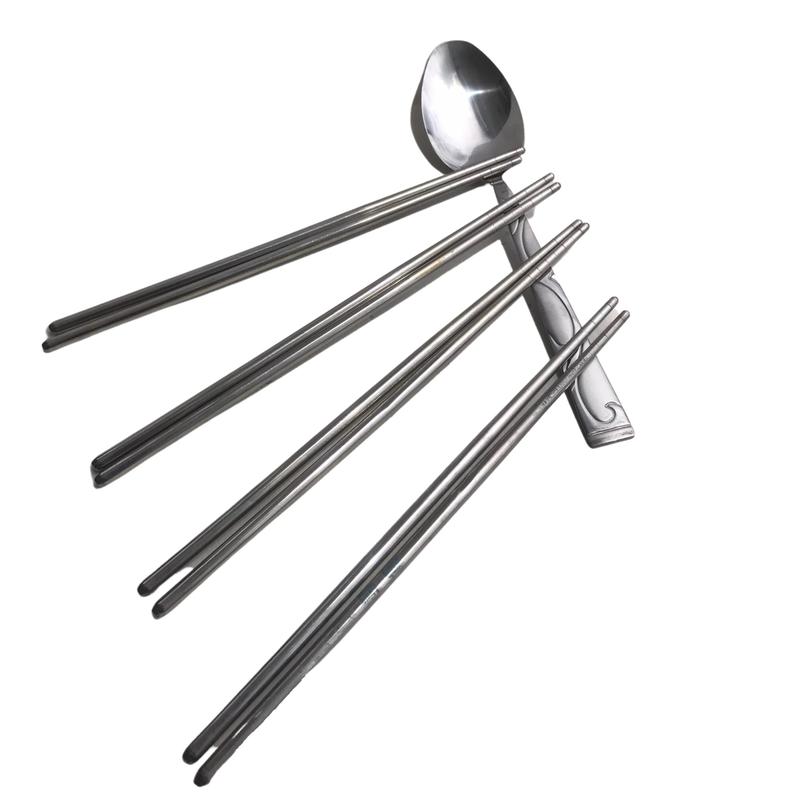 Product Introduction of Combo 4 Bộ Muỗng Đũa Inox Tiện Lợi An Toàn 6