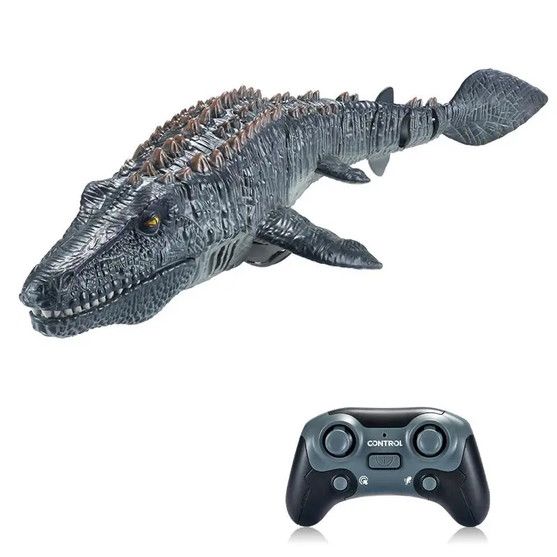 Remote Control Dinosaur World Animal Model, 1 Box Electric Realistic Ancient Sea Creature Toy & Accessories,  Educational Birthday Gift