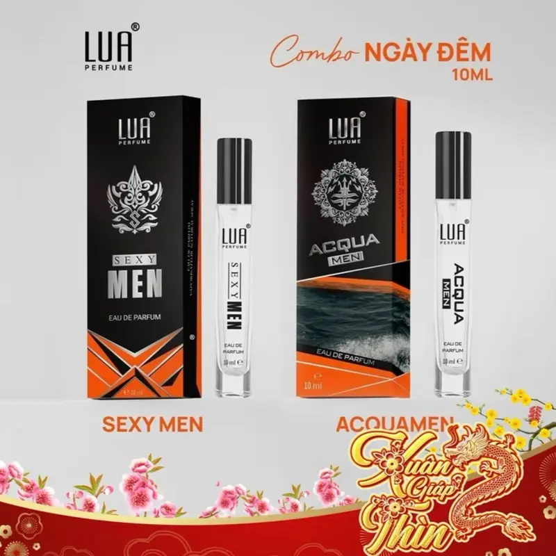Combo 2 Chai Nước Hoa Nam : Acqua & Sexy 10ml 0
