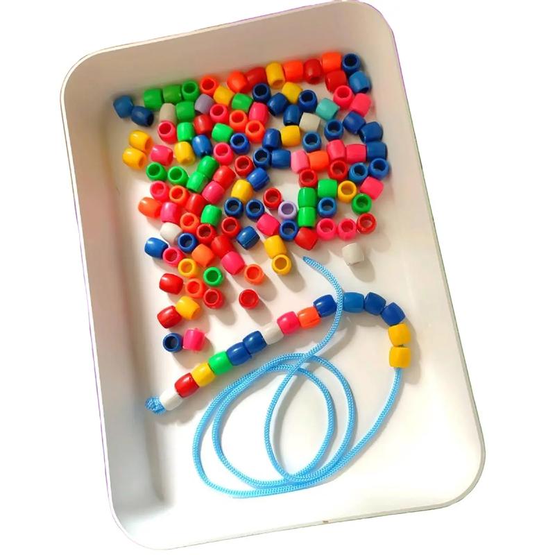 Mainan Edukasi Montessori Toys Belajar Meronce Manik Manik Anak - Shop ...