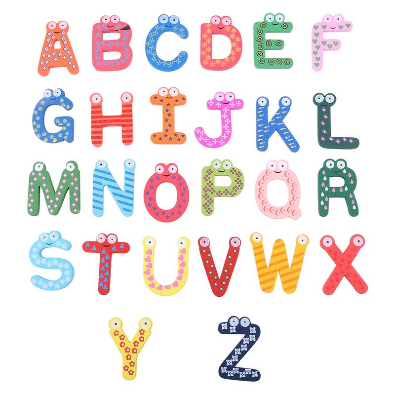 26Magnetic Letters Funny Gift for Adults or Kids Fridge Magnets ...