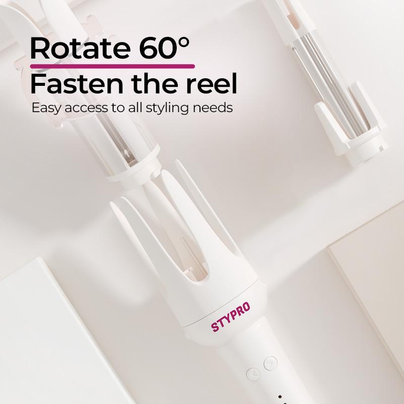 STYPRO Multi In One Automatic Curling Iron Pink 25mm+32mm + Professional Hair Care Comb | Catokan Keriting Otomatis Hair Styler Curly | Sisir Tanduk Sisir Rambut Keriting ST-40014002 1