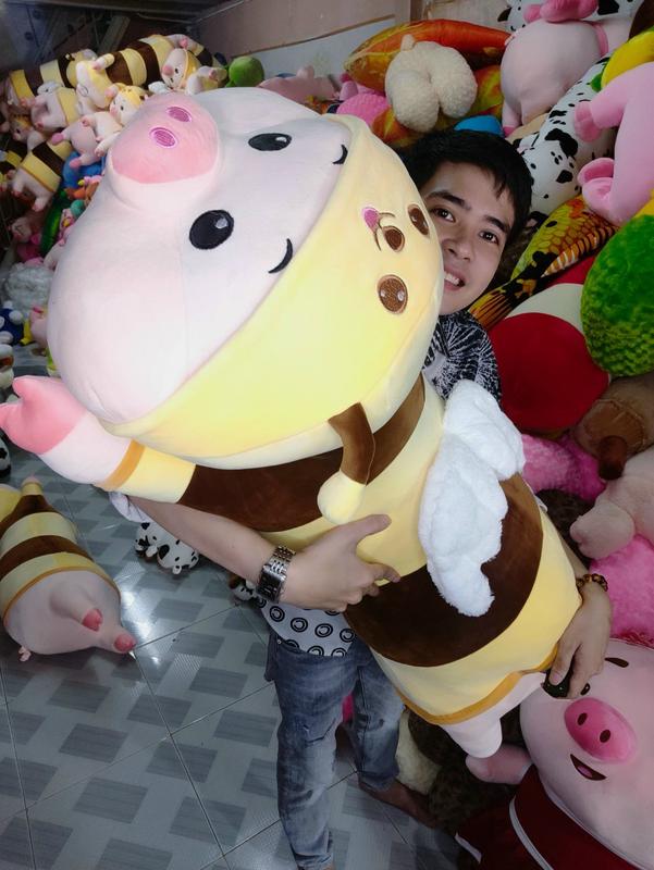 Gấu bông heo ong size 1M2